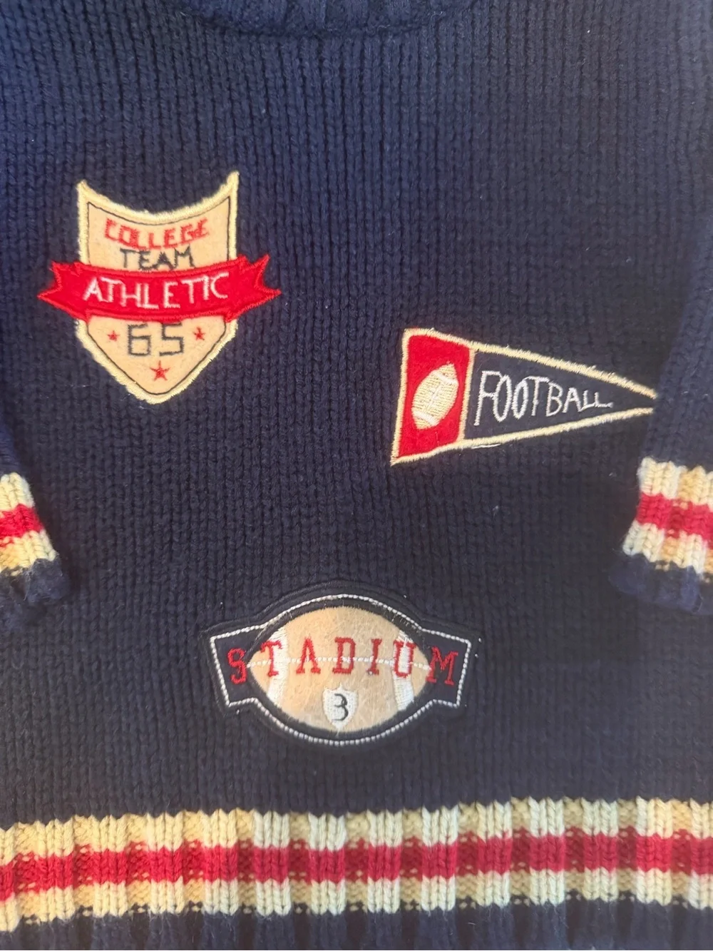 Vintage 90's Football Sweater 6 Months Boyz Wear by Nannette